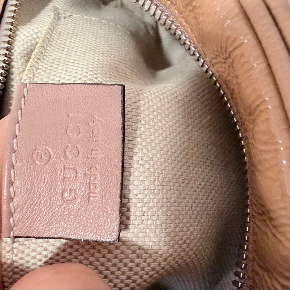 Gucci Soho Disco Crossbody Bag – Tan / Nude - Picture 14 of 15